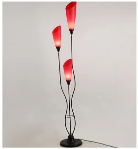 MID Century Modern Floor Lamp Simple Acrylic Floor Standing Lighting Fixture for Home Living Room