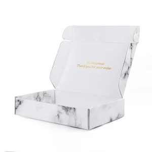 Caja de cartón para regalo con logo, embalaje cosmético blanco, envío, caja personalizada impresa