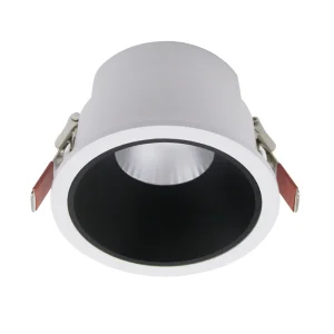 Aluminum Shell Embedded LED Downlights Indoor Commercial Anti-Glare Core Spotlights for Deep Lighting