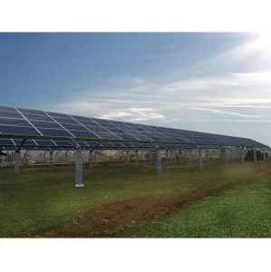 Customizable Carbon Steel Solar Panel Stand Ground Mounting Structure