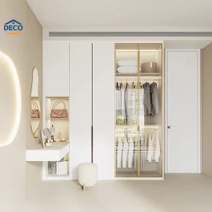 Storage Wardrobe Home Small Apartment Bedroom Simple Modern Sliding Door Wardrobe
