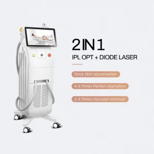 جهاز إزالة الشعر بالليزر الثنائي الجمالي IPL