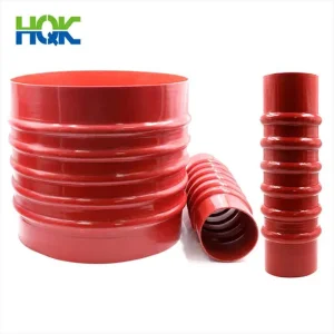 Large Diameter Wear-Resistant Braided Fabric Rubber Pipe High Pressure Silicone Braided Tube