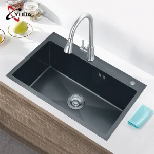 Modern Black Undermount Sink