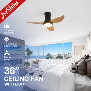 1stshine LED Ceiling Fan 36 Inches Fancy Design Low Profile