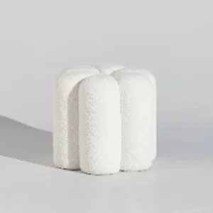 China Hexagonal Petal-shaped Soft Leisure Stool