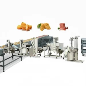 Chicken Nugget Frying Machine with Conveyor