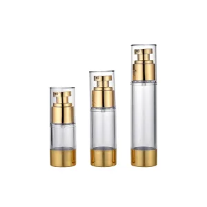 Wholesale Gold as Plastic Airless Cosmetic Bottle Recyclable