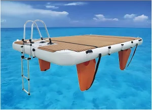 Water Inflatable Fishing Platform, Water Inflatable Floating Row, Inflatable Floating Platform, Floating Dock