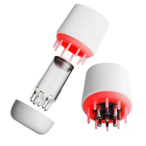 Anti Hair Loss Serum Dispenser USB Rechargeable Scalp Massage Comb Red Light Hair Treatment Device Scalp Oil Applicator