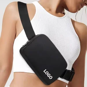 Custom Logo Oxford Sports Running Side Belt Hip Leg Messenger Bum Belt Sling Chest Crossbody Fanny Pack