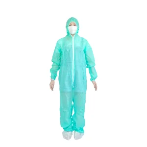 Ropa de aislamiento protectora desechable médica