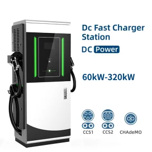Factory 120kw Commercial Dc Fast Ev Charger Station for Public Parking Lot Use