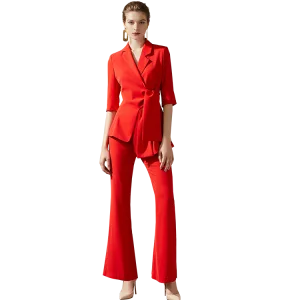 Custom Logo Women Fashion Blazer