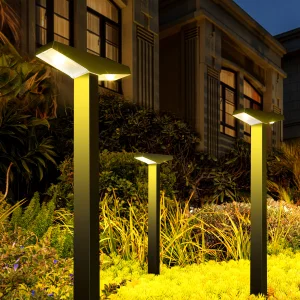 2LED Solar Lawn Lamp 8H Runtime IP65 for Garden Flower Bed Path Lighting