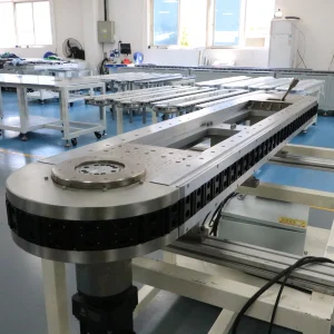 Intelligent Precision Chain Link Conveyor System Automated Flexible Assembly Line Programmable Control 0.03mm Accuracy