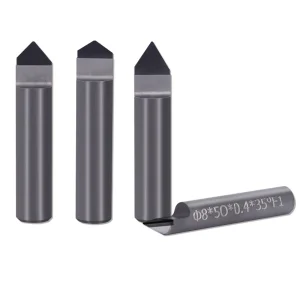 ODM OEM Customized 6mm End Mill PCD Diamond Tools CNC Cutter Hard Granite Marble Stone Cutting Engraving for Granite Marble