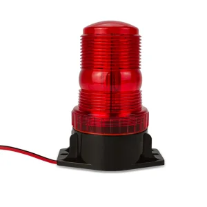 Red Rotary LED Flashing Warning Beacon Light with Screws Mount or Magnetic