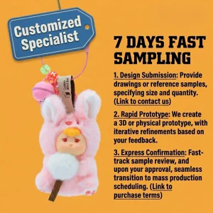 OEM Cute Custom Stuffed Plush Toy Cartoon Soft Plush Gifts for Festival Mystery Blind Box Custom Plush Keychain