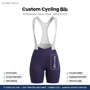 Custom INBIKE Women Cycling Shorts Padded High Waist Slim Fit Bike Pants Factory Manufacturer Direct Wholesale MOQ 50