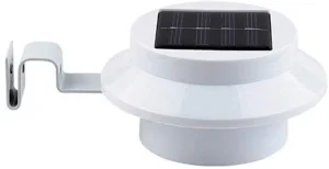 Luces de canalón solares blancas