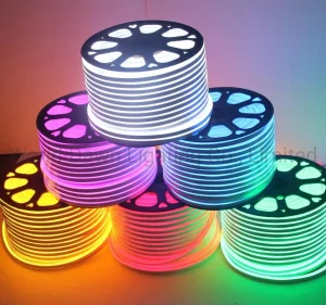 DC12V DC24V Waterproof Decoration Advertisement Neon Flex UV Resistant IP65 Neon-Wd-2835-120d-Snl RGB Tape LED Strip Light