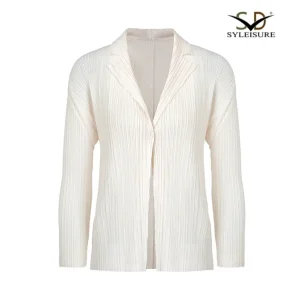 High-Quality Women's Pleated Open - Front Blazer Manufacturers, Exporters