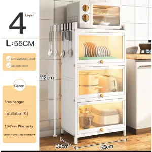 Carbon Light Kitchen Storage Cabinet