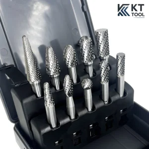 Kente Tungsten Carbide Rotary Burr Set 1/4 inch