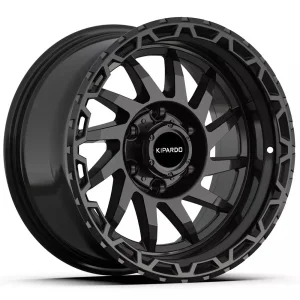 Kipardo 17X9 6X139.7 5X127 17 Inch Newes Design Load Rating 1250kgs Flow Forming Wheels 4X4 off-Road Truck Alloy Wheels