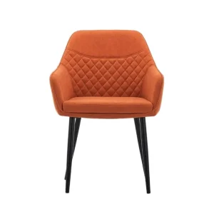 Fabric Metal Legs Guest Waiting Reception Room Chair Fabric Dining Chair