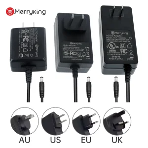 CE RoHS UL cUL CB FCC AC/DC Power Adapters 5V 6V 9V 12V 15V 24V 0.5A 800mA 1A 2A 3A 4A 5A 6A 7A EU Us Power Adapter for CCTV Box Router Beauty Equipment