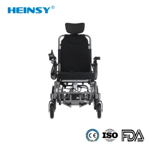 Hes-200d Aluminum Alloy Electric Wheelchair Foldable and Lightweight Wheel Chair Portable Elderly Care Products Rolstoel Fauteuil Roulant