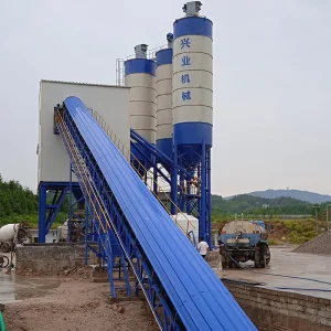 Cement Mixer Aggregate Concrete Batching Plants Hzs120 High Concrete Mixing Plant