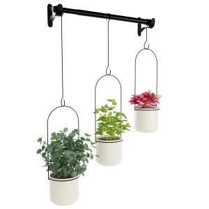 Hanging Planter with Ceramic Pots