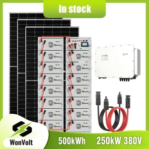 250kw 500kwh Sistema de Painéis Solares de Armazenamento de Energia Inteligente Solis com Gerenciamento Térmico Inteligente