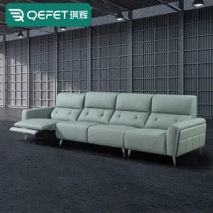 Modern Furniture Living Room Sofa Set Electric Sectional Modular Recliner Functional Sofa with Cell Phone USB and Type-C Port Charging