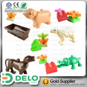 DELO TOYS Zoo Animal Set