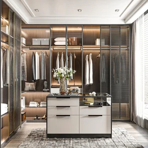 Custom Closet Planner Aberto Modern Hinge Sliding Glass Door Built in Children's Wardrobe Closet Organizing Systems