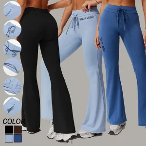 High-Waist Yoga Bell-Bottom Pants