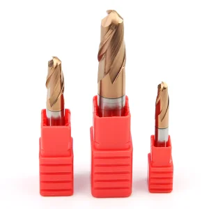 HRC 55 Carbide Micro-Diameter Ball Nose End Mill
