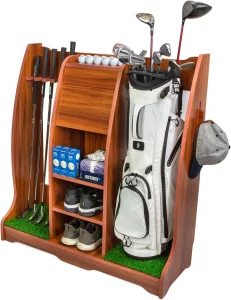 Premium Golf Bag Storage Organizer