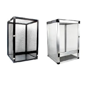 NOMOY PET High Quality Aluminium Alloy Reptile tank Terrarium Enclosure Screen Cage Chameleon Mesh Cage