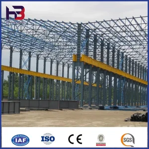 Low Cost High Strength H-Section Beam Steel Structure for Warehouse/Workshop/Office Building/Cow Shed/Hangar