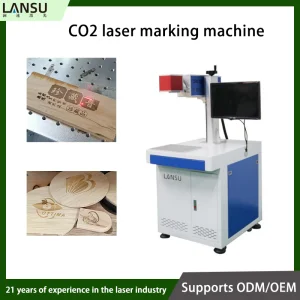 Lansu CO2 Laser Marking System for PCB Production Lines Automatic Code Marking CE Certified