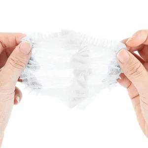 Disposable Non-Woven Strip Head Cover Surgical Cap Medical Doctor Nurse Hairnet