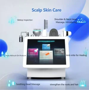 Professional Desktop Hair Follicles Scalp Scanner Hair Analyzer Anti-Hair Loss Skin Scalp Analysis Machine Multi-Plug Compatible
