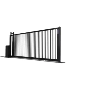 Telescopic Folding Fence Gate Composite Driveway Front Sliding Gate Door Industrial Cantilever Sliding Gate