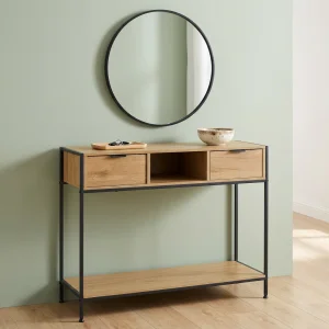 Krakow Industrial KD Metal Frame Console Table