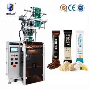 Máquina de embalagem para sachês de bebida em pó de café instantâneo automático, nutrição, leite em pó, proteína, vitamina, colágeno, suplemento de eletrólitos
